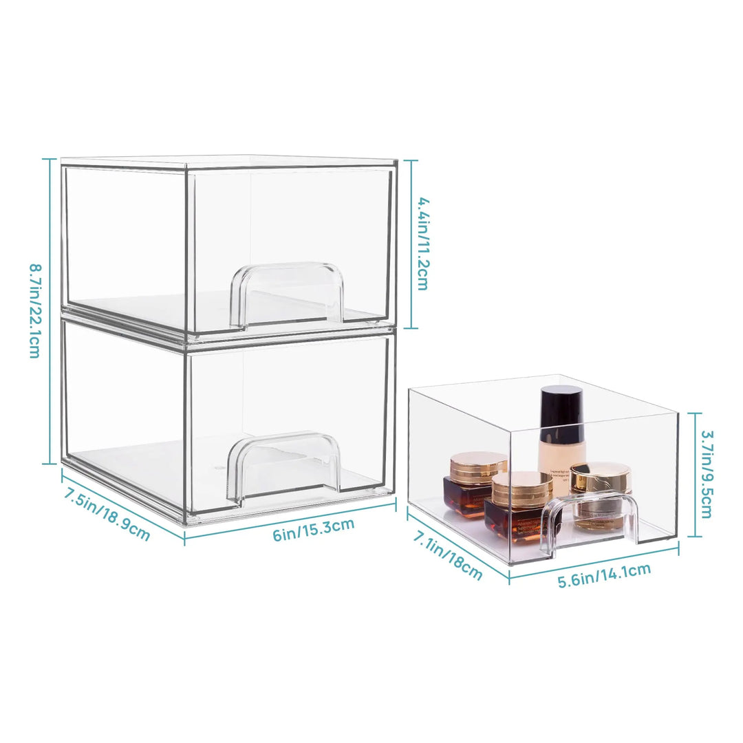 Vtopmart Stackable Storage Drawers