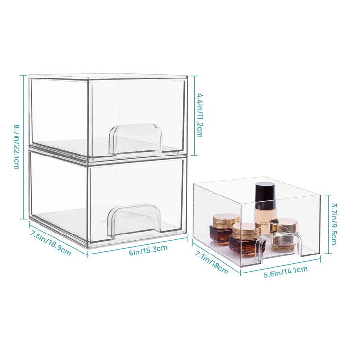 Vtopmart Stackable Storage Drawers