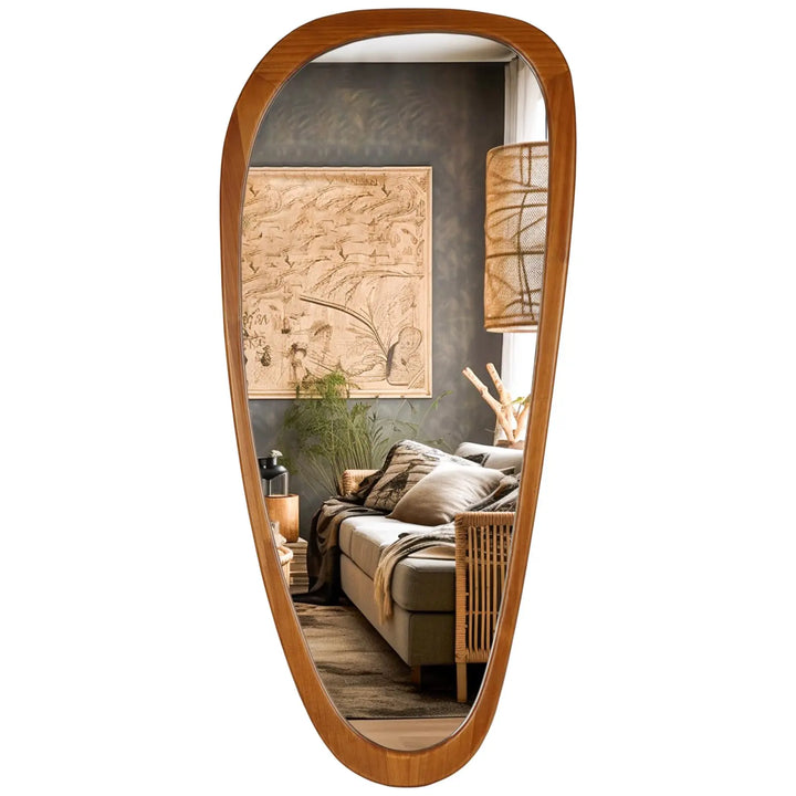 WallBeyond Asymmetrical Mirror, Irregular Full Length, 48" H x 22" W
