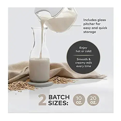 ChefWave Dairy Alternative Oat, Vegan, Nut Milk Maker - Gray/White