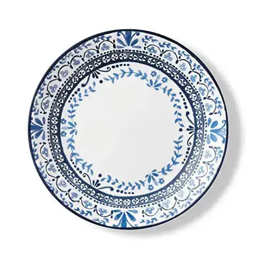 Corelle Dinnerware Chip Resistant 18-Piece Set, Serves 6 - Portofino, Blue/White