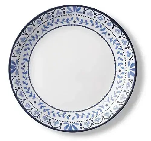 Corelle Dinnerware  Chip Resistant 6-Piece Set - Portofino Blue/White
