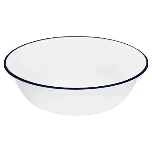 Corelle Dinnerware Set, Chip Resistant Classic Café, 18-Piece, Serves 6 - Blue/White