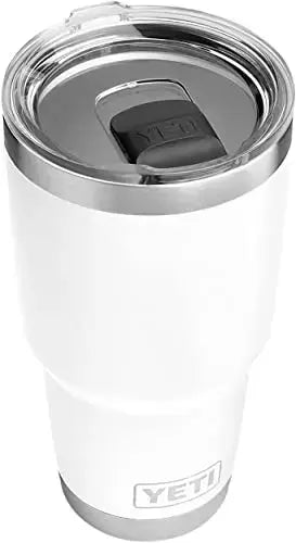 YETI Rambler Tumbler 30 oz Stainless Steel Insulated with Lid - White YETI