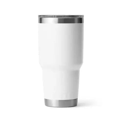 YETI Rambler Tumbler 30 oz Stainless Steel Insulated with Lid - White YETI