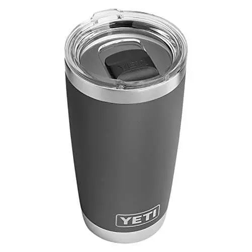 Grey YETI Rambler Tumbler