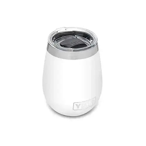 YETI Wine Tumbler 10 OZ, Insulated, Stainless Steel with Lid - White YETI