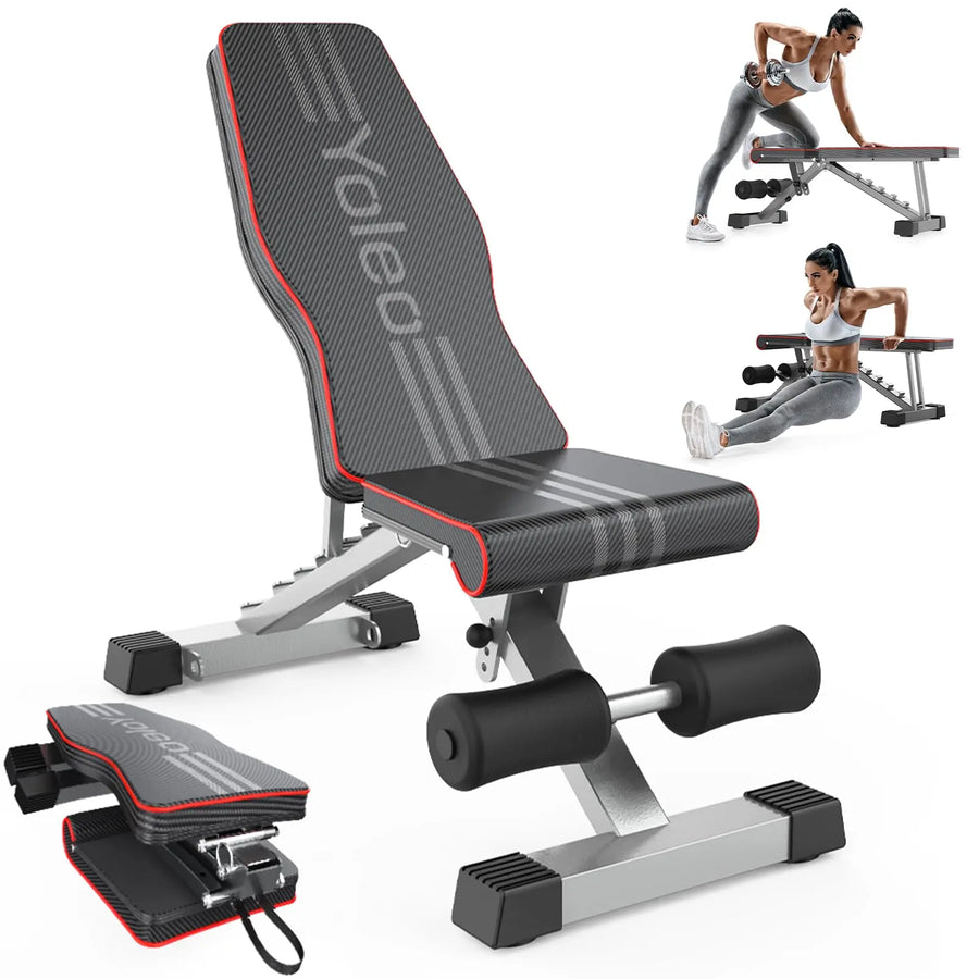 Yoleo Adjustable Weight Bench