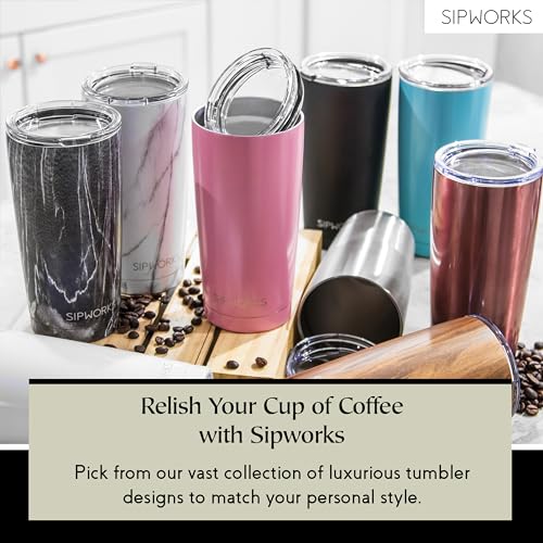 Sipworks Coffee Tumbler with Lid