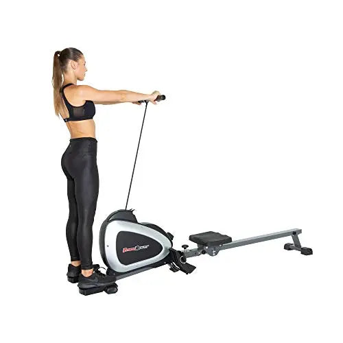 Fitness Reality Magnetic Rowing Machine with Bluetooth Workout Tracking Built-In Fitness Reality