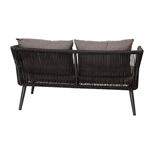 Flash Furniture | Patio Furniture Conversation Set - Black/Gray Flash Furniture