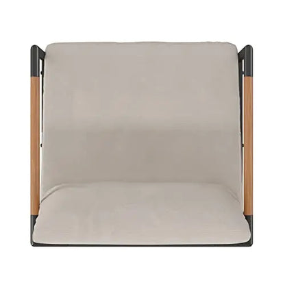 Flash Furniture Modern Outdoor Patio Furniture Chair - Beige Cushions Flash Furniture