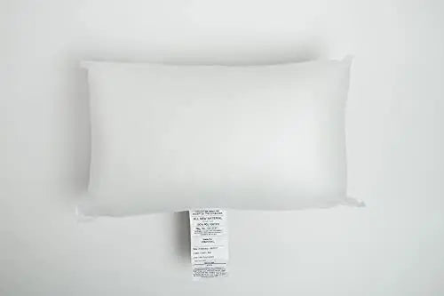 Foamily Throw Pillows Insert Set of 2 - 12" x 20" Premium Hypoallergenic Lumbar Pillow Inserts Sham Square Foamily