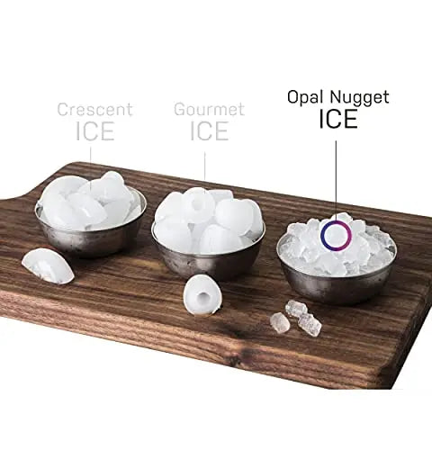 GE Profile Opal | Countertop Nugget Ice Maker with Side Tank - Stainless Steel Finish GE