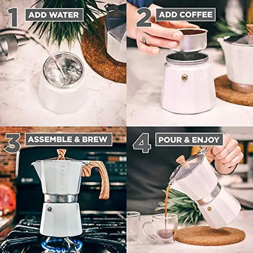 How I Make Cuban Coffee StoveTop Espresso Maker 
