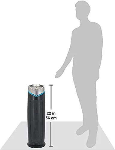 Germ Guardian True HEPA Filter Air Purifier with UV Light Sanitizer, AC4825E - Black GermGuardian