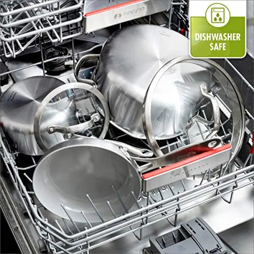 GreenPan Venice Pro Stainless Steel Ceramic Nonstick Cookware 10-Piece Set GreenPan