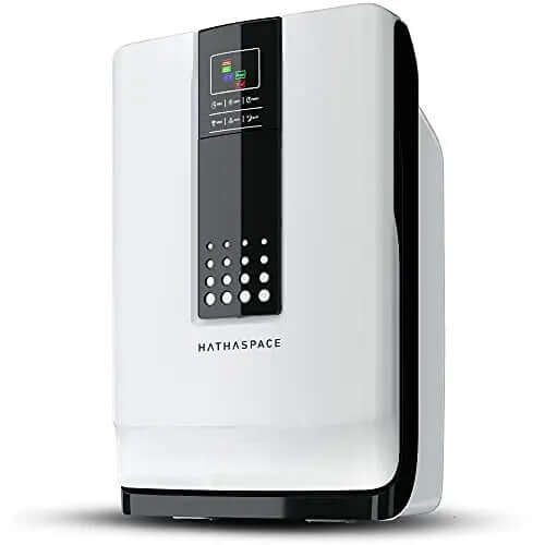 HATHASPACE Air Purifier with True HEPA Air Filter, HSP001 - White