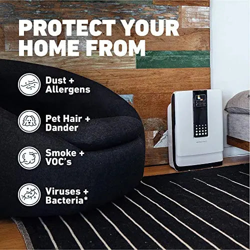 HATHASPACE Air Purifier for Home Large Room with True HEPA Air Filter - HSP001 - White HATHASPACE