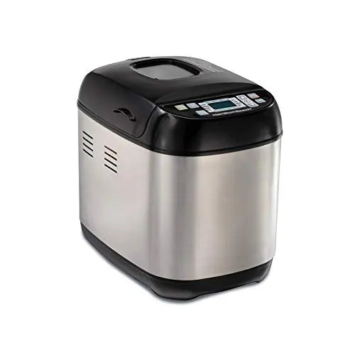 Hamilton Beach Bread Maker, 2 lbs Loaf, 14 Settings - Black/Stainless Hamilton Beach