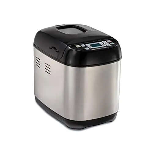 Hamilton Beach Bread Maker, 2 lbs Loaf, 14 Settings - Black/Stainless