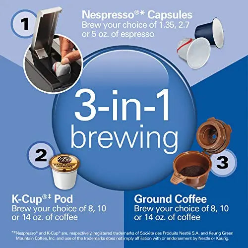 Hamilton Beach FlexBrew Coffee Maker, K-Cup Pods Compatible