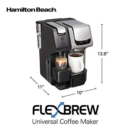 Hamilton Beach FlexBrew Coffee Maker, K-Cup Pods Compatible - Black Hamilton Beach