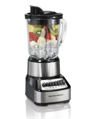 Hamilton Beach Wave Crusher Blender, 40 Oz Glass Jar - Stainless Steel Hamilton Beach