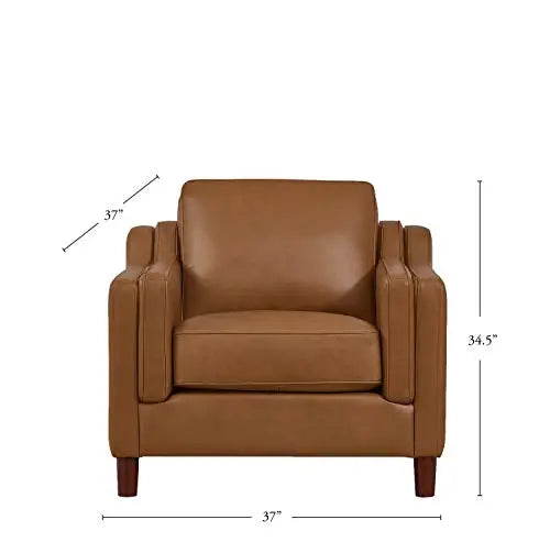 Hydeline Bella 100% Leather Sofa and Chair Set - Cognac Hydeline