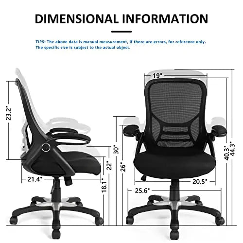 Hylone Ergonomic Office Chair | Comfortable Mesh Swivel Chair - Black HYLONE