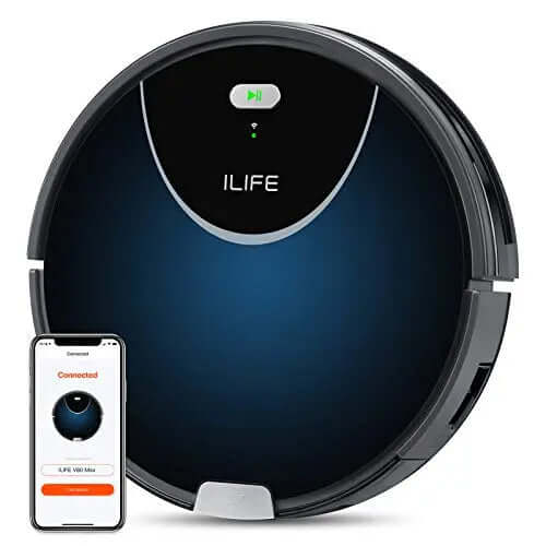 ILIFE V80 Max Robot Vacuum Cleaner, Wi-Fi, 2000 Pa Max Suction