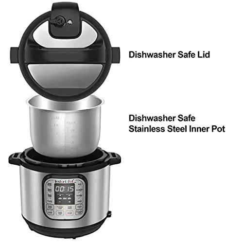 $79.99 - Instant Pot 6 Quart Duo 7-in-1 Electric Pressure Cooker -  Stainless Steel/Black – Môdern Space Gallery