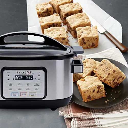 Instant Pot Aura 10-in-1 Multi-cooker Slow Cooker, 10 One-Touch Programs, 6 Qt - Silver Instant Pot