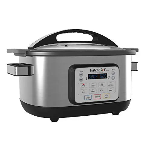 Instant Pot Aura 10-in-1 Multi-cooker Slow Cooker, 10 One-Touch Programs, 6 Qt - Silver Instant Pot