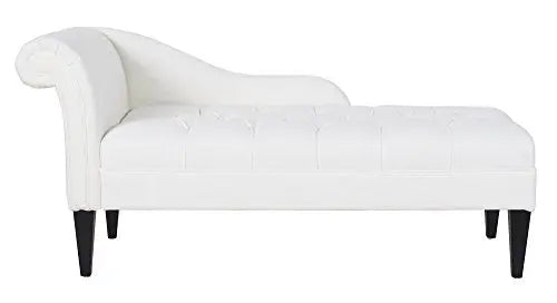 Jennifer Taylor Home Harrison Chaise Lounge - White Jennifer Taylor Home