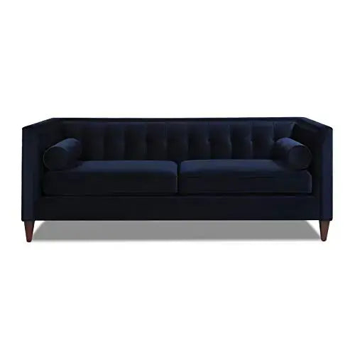 Jennifer Taylor Home Sofa | Jack Collection Upholstered Sofa - Navy Jennifer Taylor Home