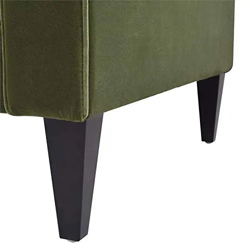 Jennifer Taylor Home Nicholi Lawson Velvet Modern Sofa - Olive Green Jennifer Taylor Home