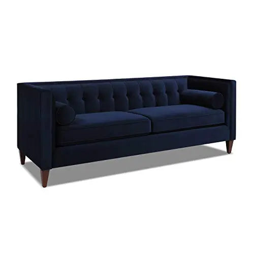 Jennifer Taylor Home Sofa | Jack Collection Upholstered Sofa - Navy Jennifer Taylor Home