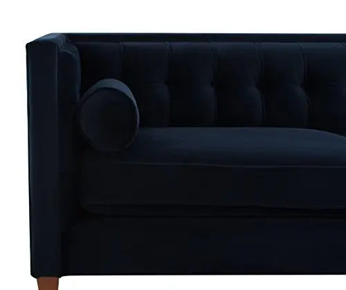 Jennifer Taylor Home Sofa | Jack Collection Upholstered Sofa - Navy Jennifer Taylor Home