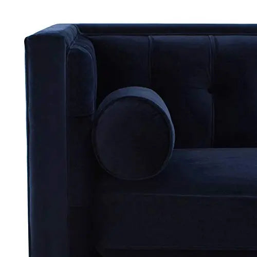 Jennifer Taylor Home Sofa | Jack Collection Upholstered Sofa - Navy Jennifer Taylor Home