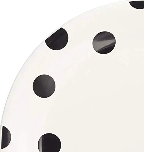 KATE SPADE Deco Dot Dinnerware 12-Piece Set | Polka Dot Plates and Mugs  - White Kate Spade New York