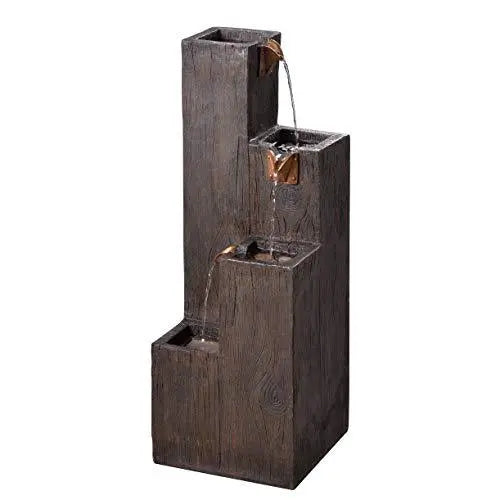 Kenroy Home Lincoln Water Fountain | Wood Grain Finish - 34" Kenroy Home