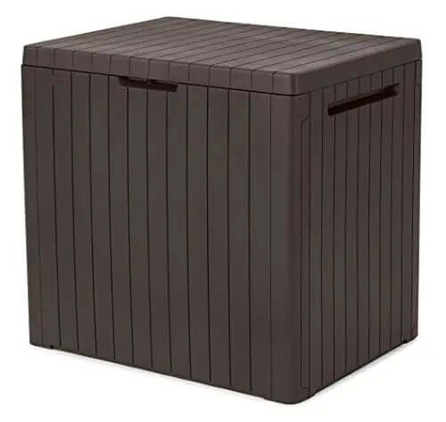 Keter Storage City 30 Gallon Resin Deck Box - Brown Keter
