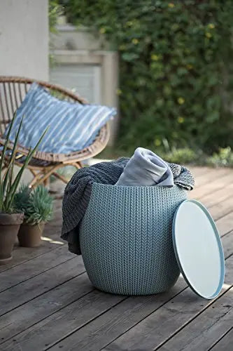 Keter urban knit pouf ottoman set of 2 new arrivals