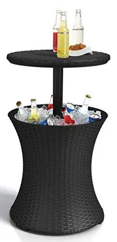 Keter Table Pacific Cool Bar Outdoor Drink Cooler - Dark Grey Keter