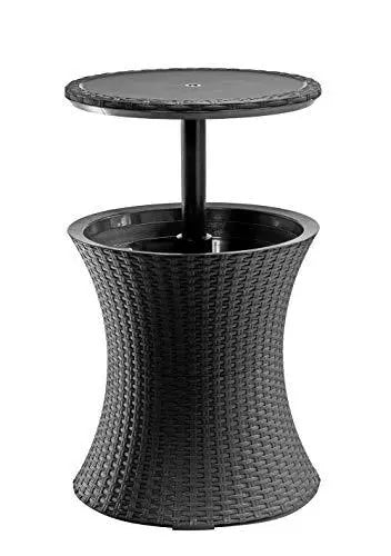 Keter Table Pacific Cool Bar Outdoor Drink Cooler - Dark Grey Keter