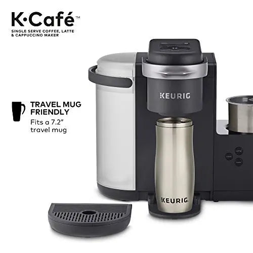 Keurig K-Cafe Single-Serve K-Cup Coffee Latte and Cappuccino Maker - Dark Charcoal Keurig