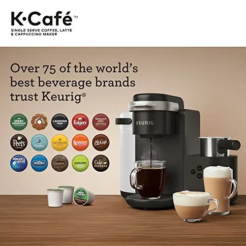 Keurig K-Cafe Single-Serve K-Cup Coffee Latte and Cappuccino Maker - Dark Charcoal Keurig