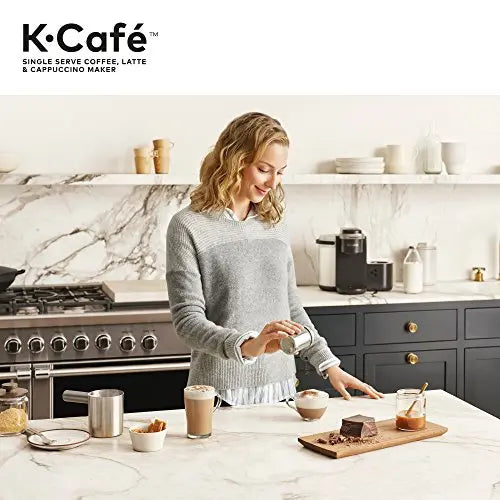 Keurig K-Cafe Single-Serve K-Cup Coffee Latte and Cappuccino Maker - Dark Charcoal Keurig