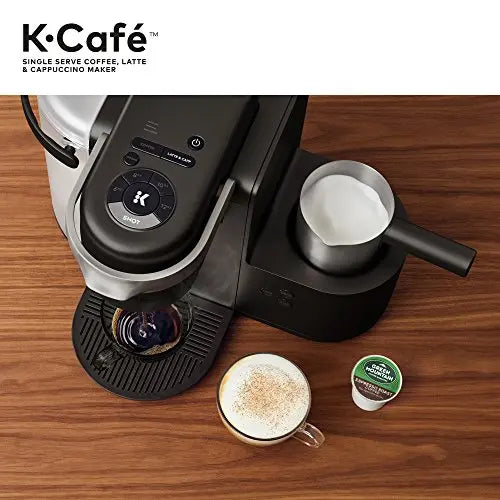 Keurig K-Cafe Single-Serve K-Cup Coffee Latte and Cappuccino Maker - Dark Charcoal Keurig